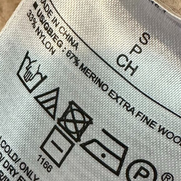 Banana Republic Colorblock Thick Weave Sweater Pullover V-Neck Stretch Small - Picture 12 of 12